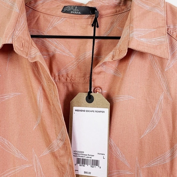 NWT Prana Weekend Escape Tencel Sleeveless Romper - Picture 6 of 9